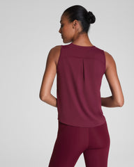 SPANX® Activate High Neck Tank Plum Berry