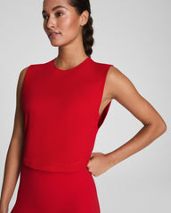SPANX® Outpace Cropped Tank Spanx Red