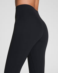 SPANXshape™ CoreLuxe Cropped Leggings with Mid-Tummy Compression, 19" Very Black