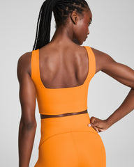 SPANX® Get Moving Cropped Square Neck Shelf Tank Monarch