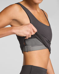 SPANX® Get Moving Luminara Shelf Tank Carbon