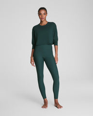SPANX® Outpace Cropped Long Sleeve Top Meridian