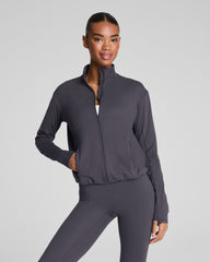 SPANX® Get Moving Brushed Full Zip Jacket Storm