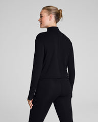 SPANX® Get Moving Brushed Full Zip Jacket Very Black