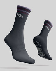 Bala No-Slip High Socks Plum Berry/Orchid Ash/Very Black