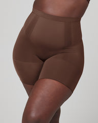 SPANXsculpt™ OnCore Mid-Thigh Short Chestnut Brown