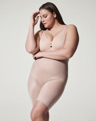 SPANXshape™ Invisible High-Waisted Mid-Thigh Short Champagne Beige