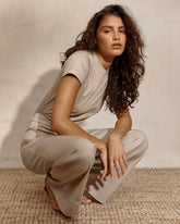 SPANXsupersmooth™ Stretch Twill Wide Leg Pant Bone