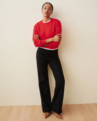 SPANXsupersmooth™ Stretch Twill Easy Flare Pant  Classic Black