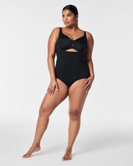 SPANXsculpt™ OnCore Open-Bust Brief Bodysuit  Very Black