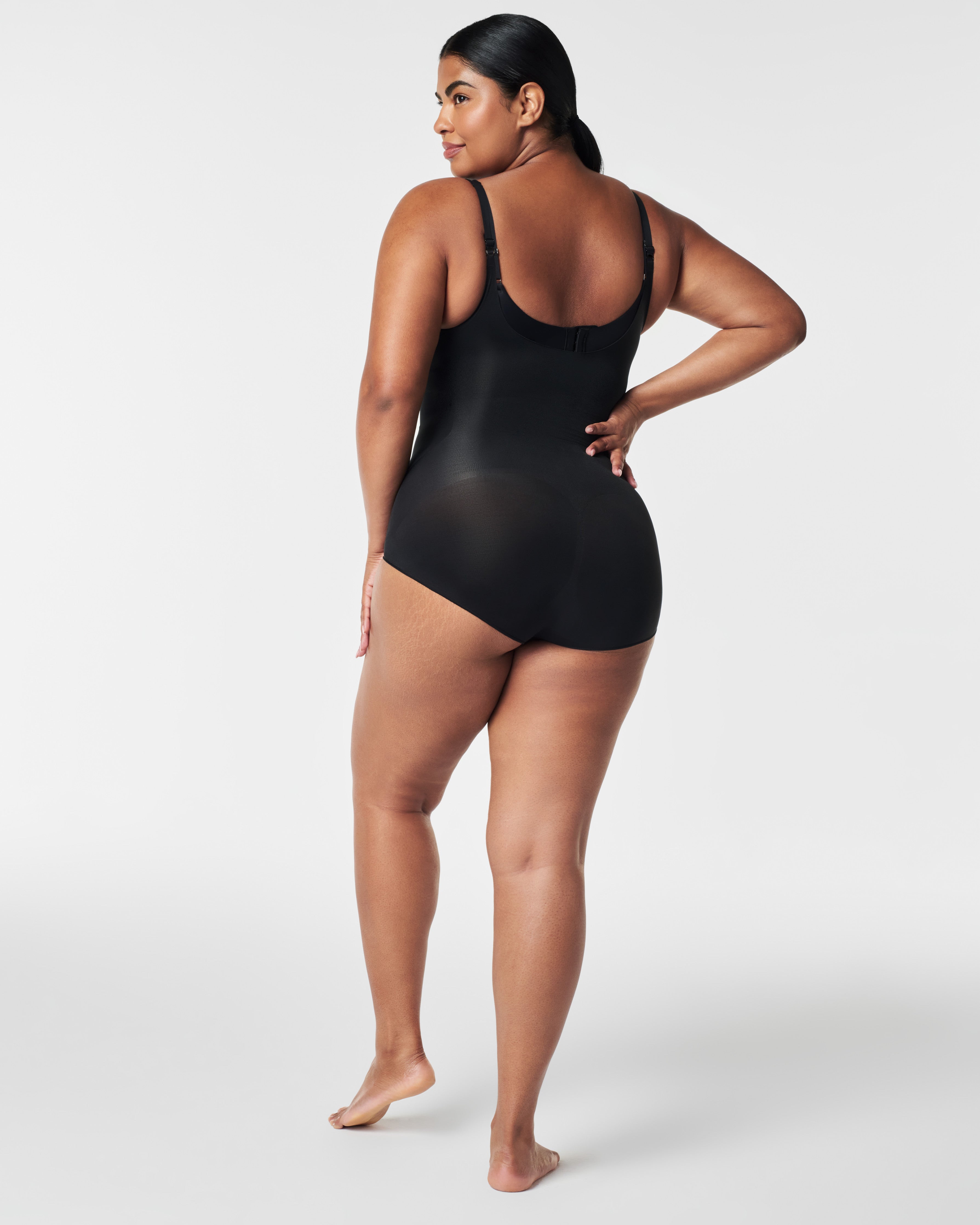 SPANXsculpt™ OnCore Open-Bust Brief Bodysuit  Very Black