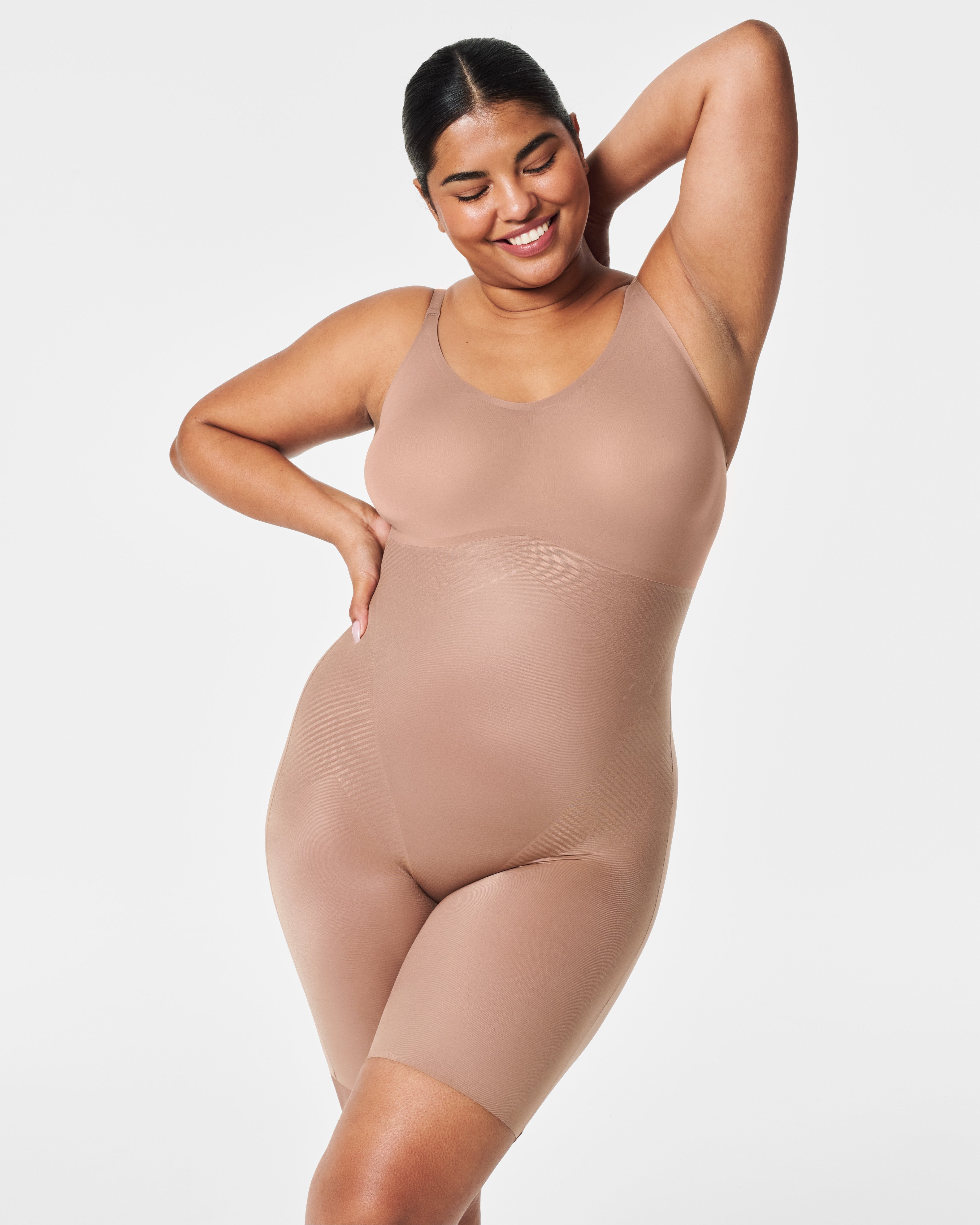 SPANXshape™ Invisible Mid-Thigh Bodysuit  Cafe Au Lait