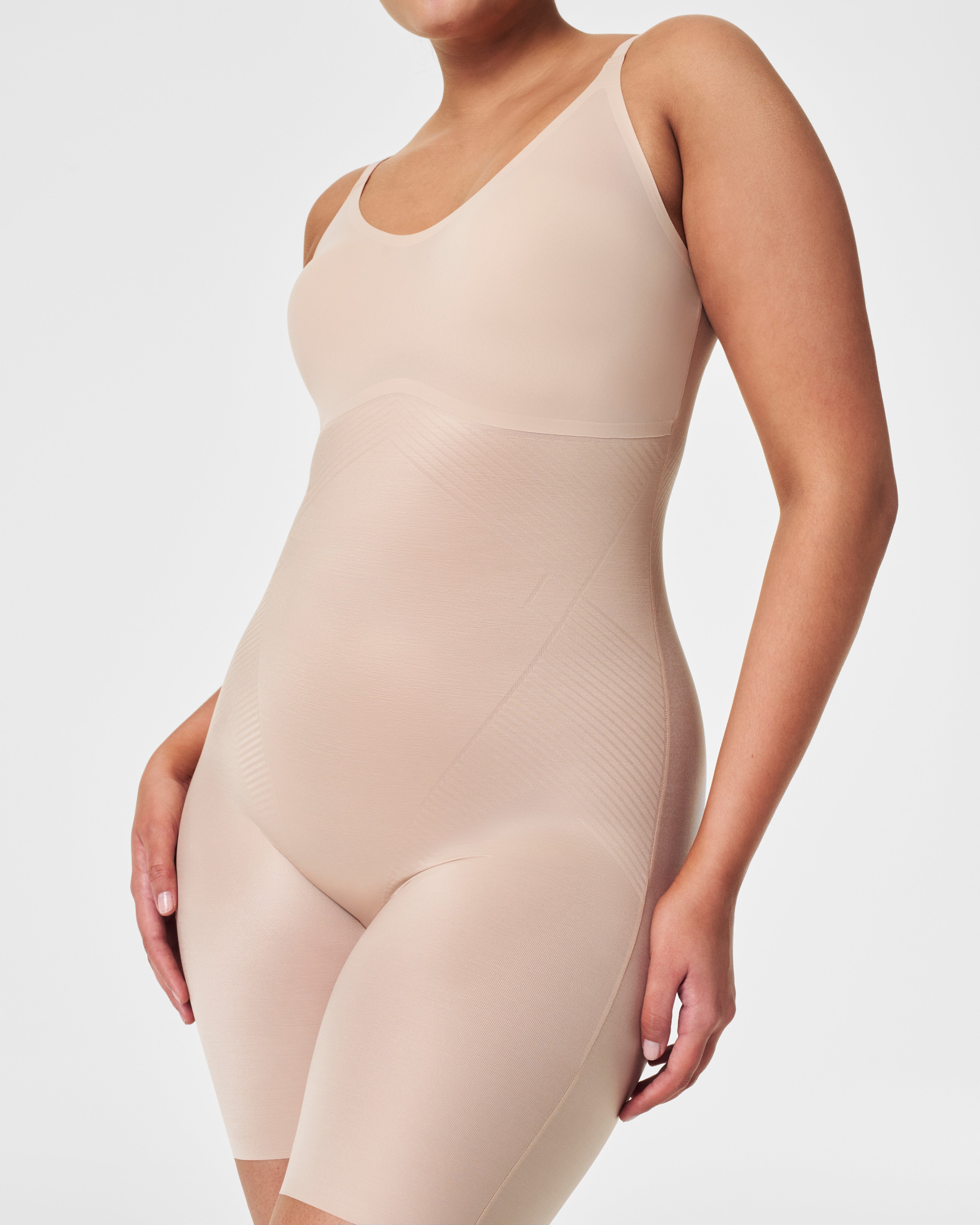 SPANXshape™ Invisible Mid-Thigh Bodysuit  Champagne Beige