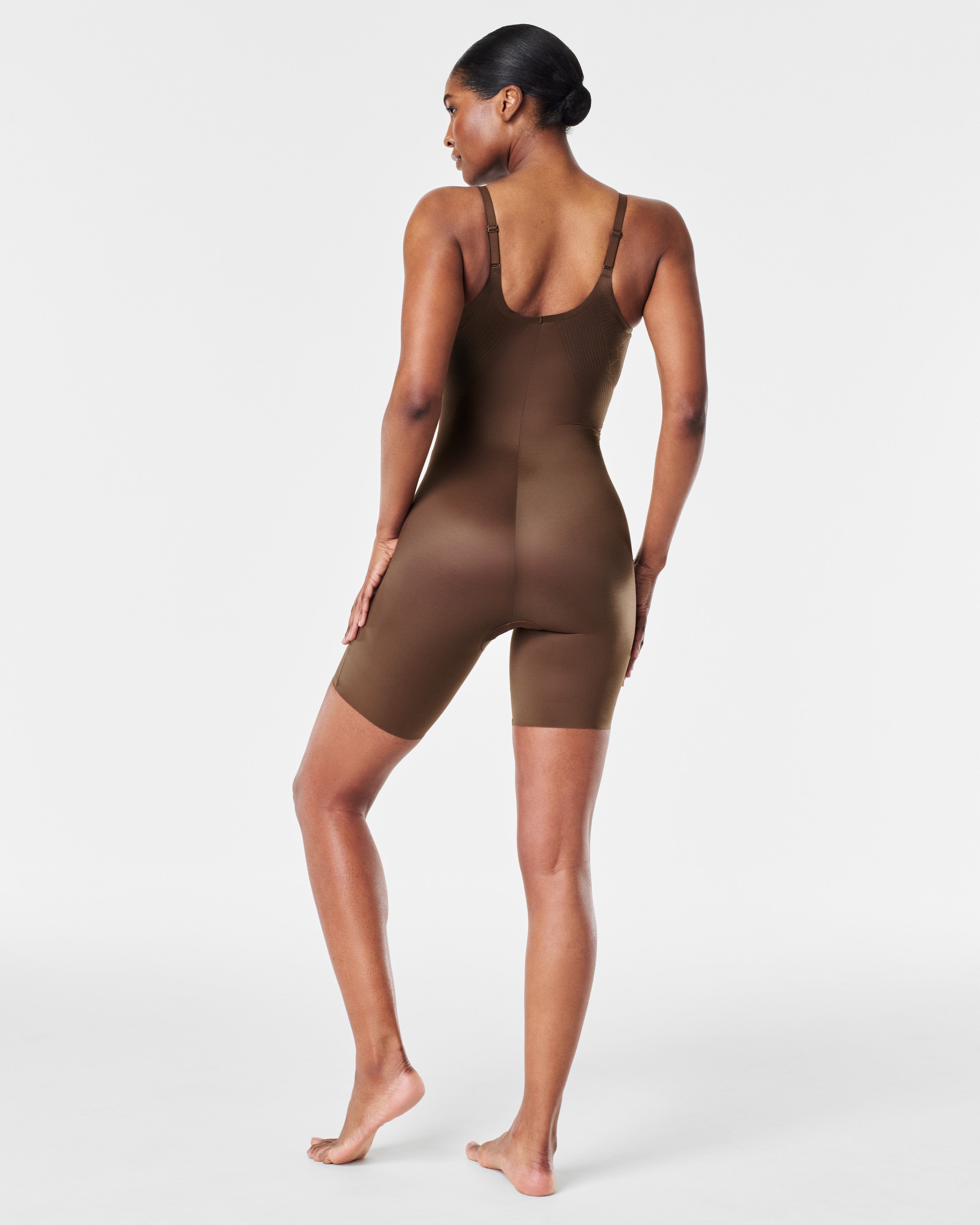 SPANXshape™ Invisible Mid-Thigh Bodysuit  Chestnut Brown