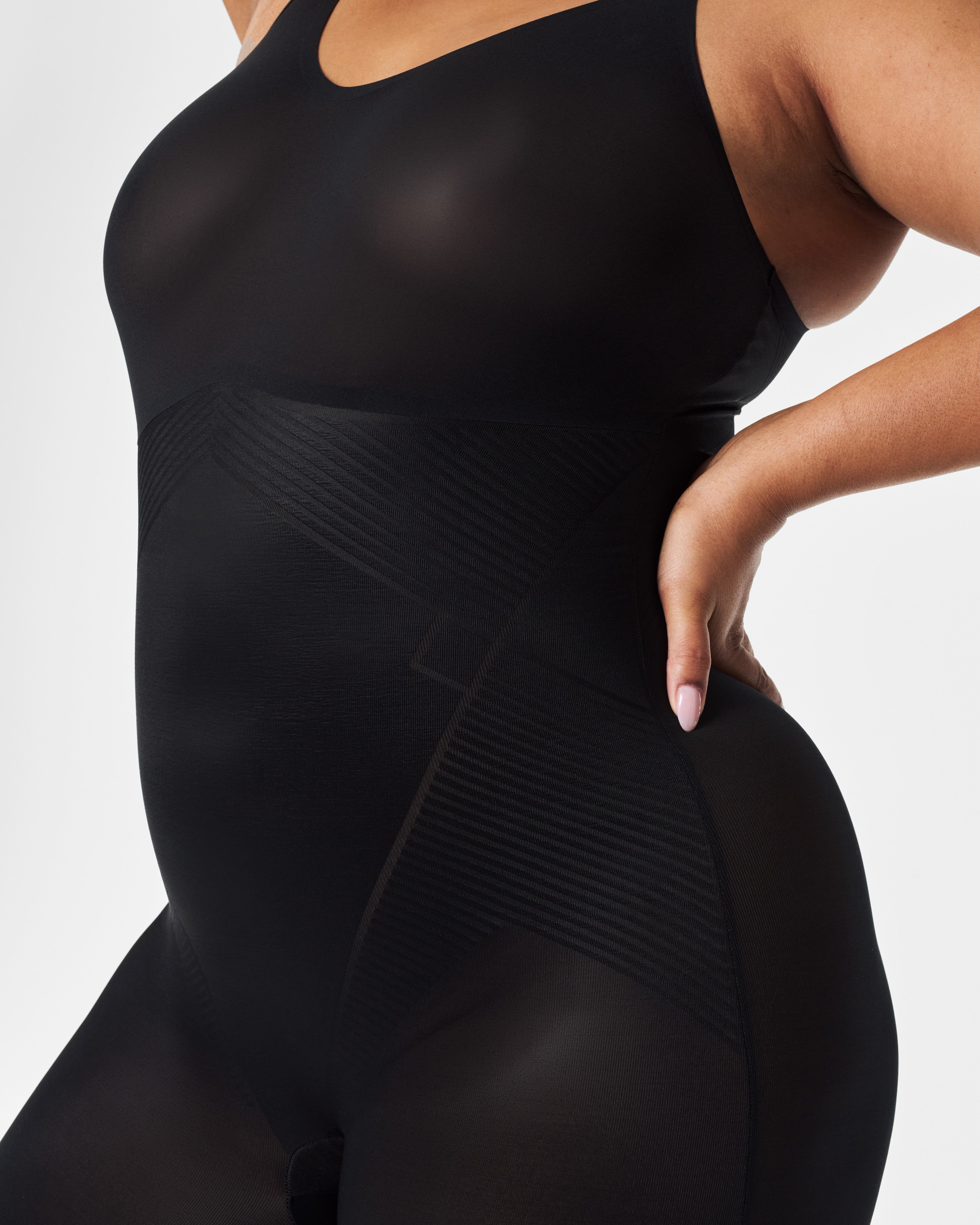 SPANXshape™ Invisible Mid-Thigh Bodysuit  Very Black