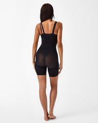 SPANXsculpt™ Seamless Power Open-Bust Mid-Thigh Bodysuit  Very Black