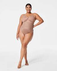 SPANXshape™ Invisible High-Waisted Thong  Cafe Au Lait