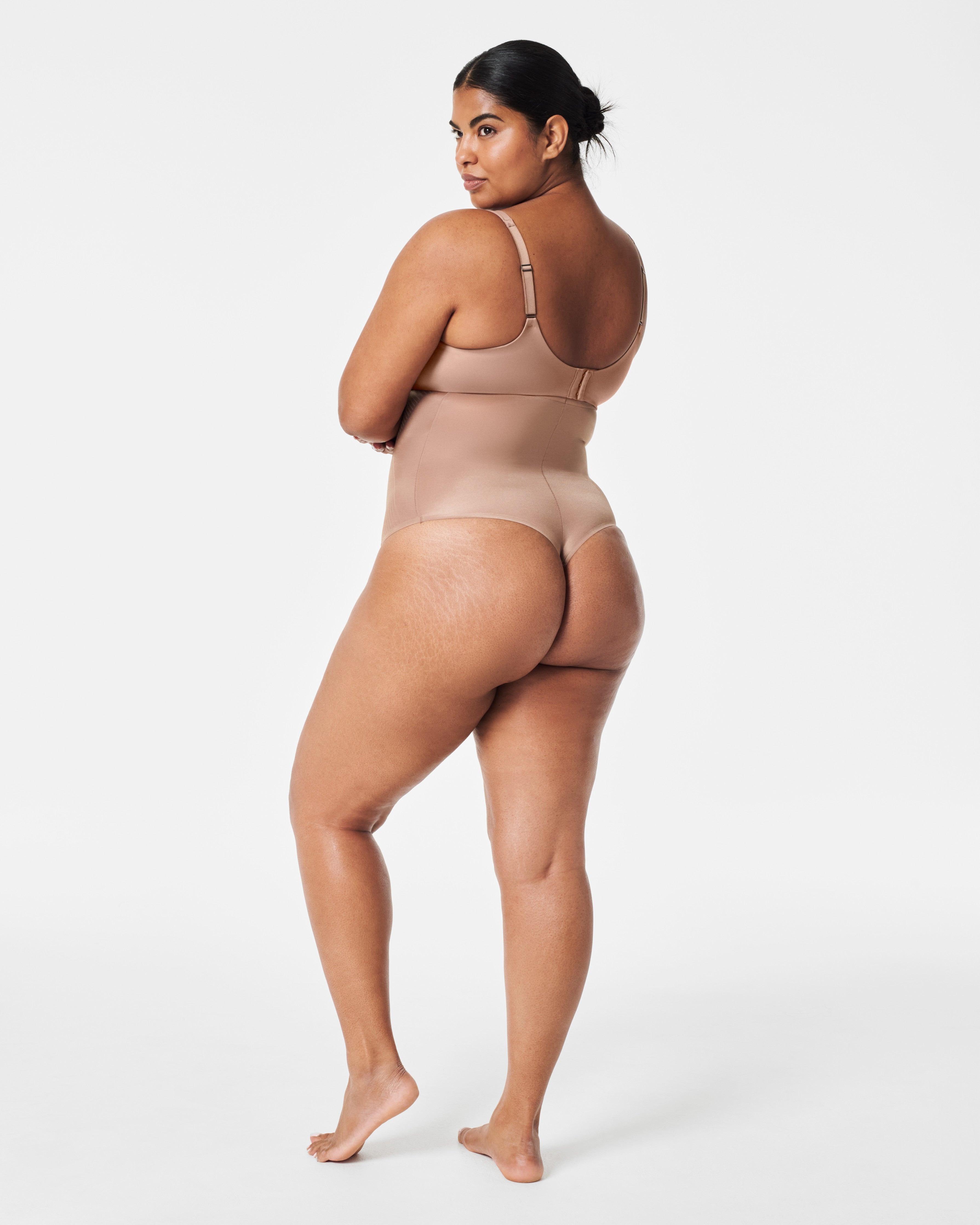 SPANXshape™ Invisible High-Waisted Thong  Cafe Au Lait