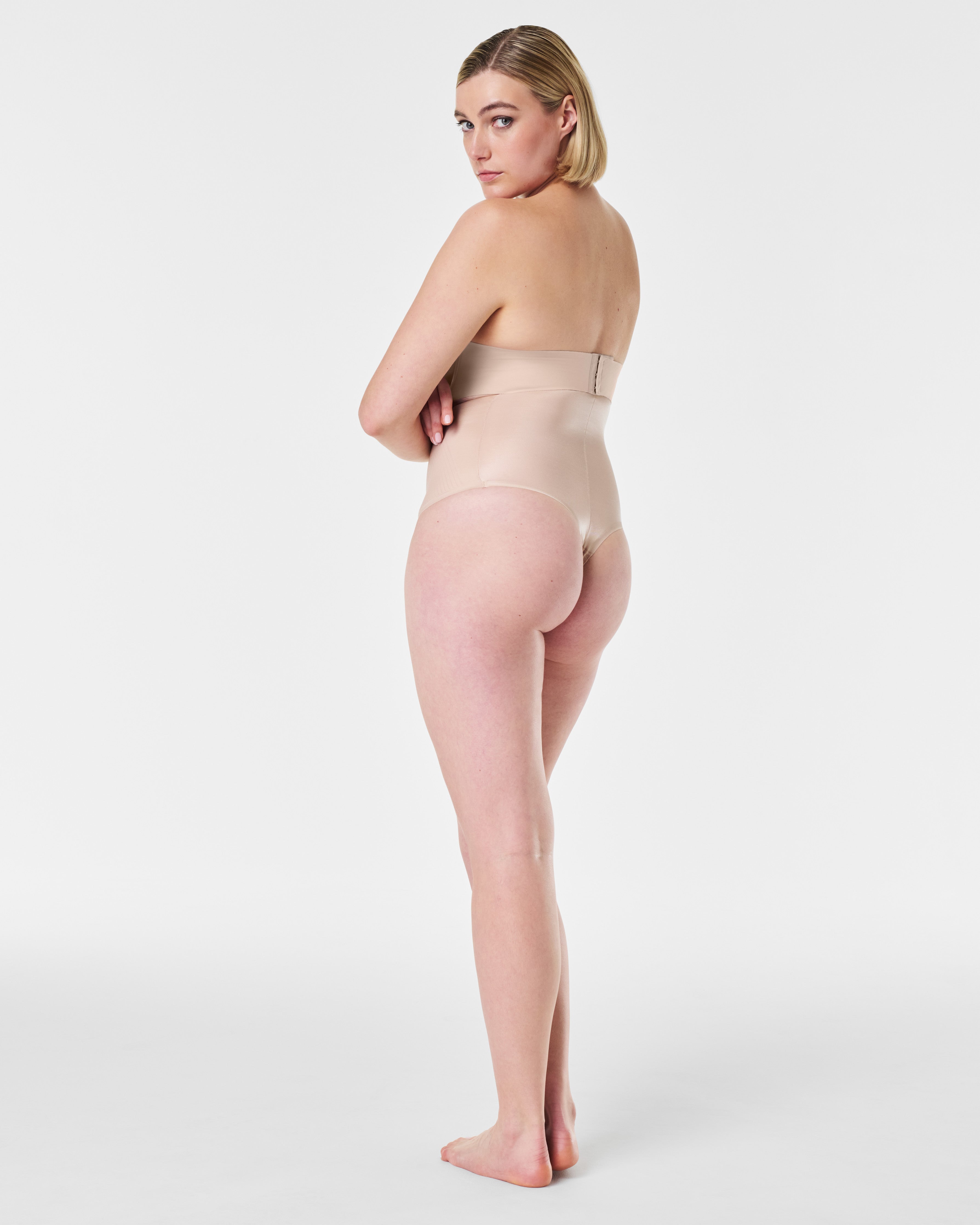 SPANXshape™ Invisible High-Waisted Thong  Champagne Beige