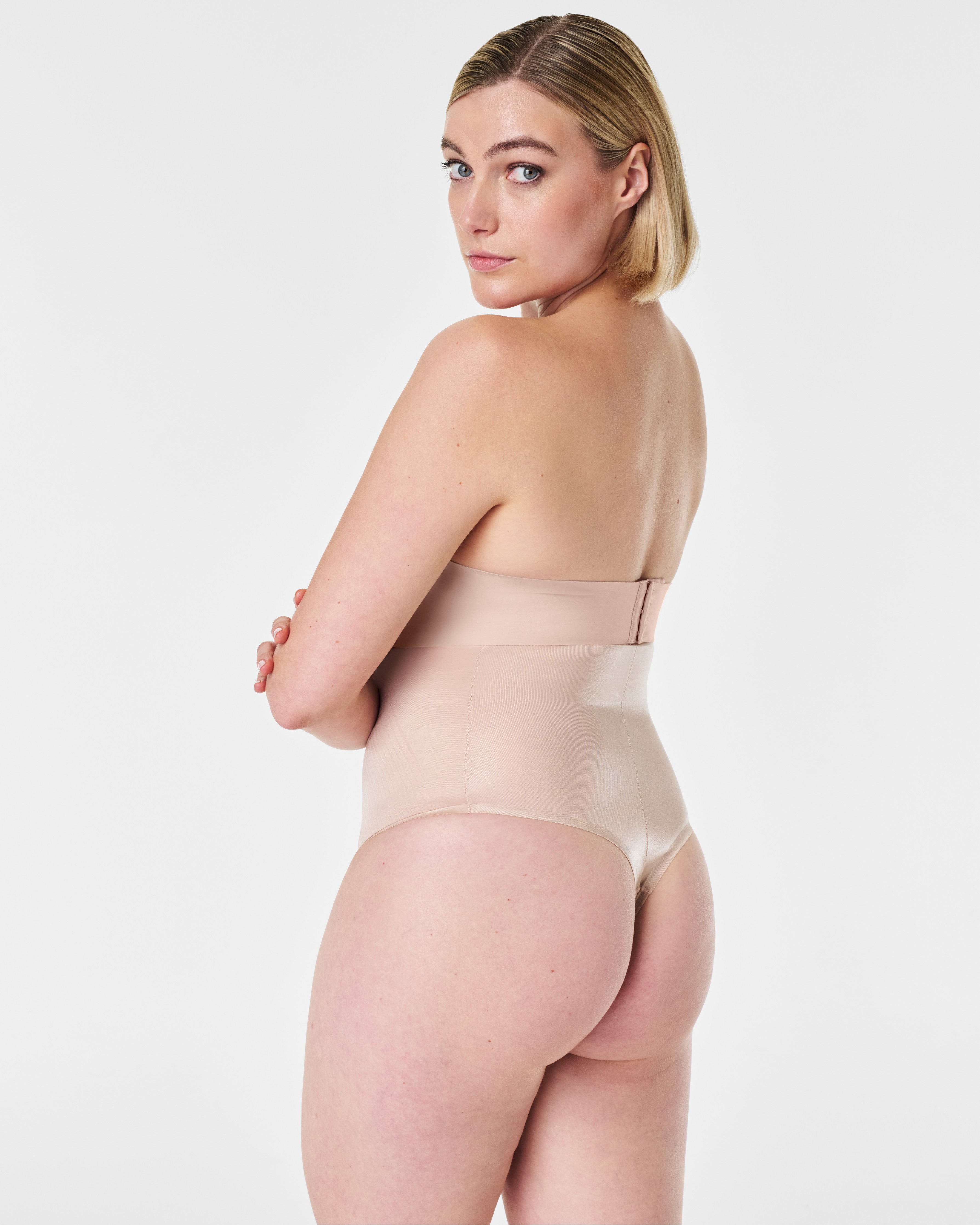 SPANXshape™ Invisible High-Waisted Thong  Champagne Beige