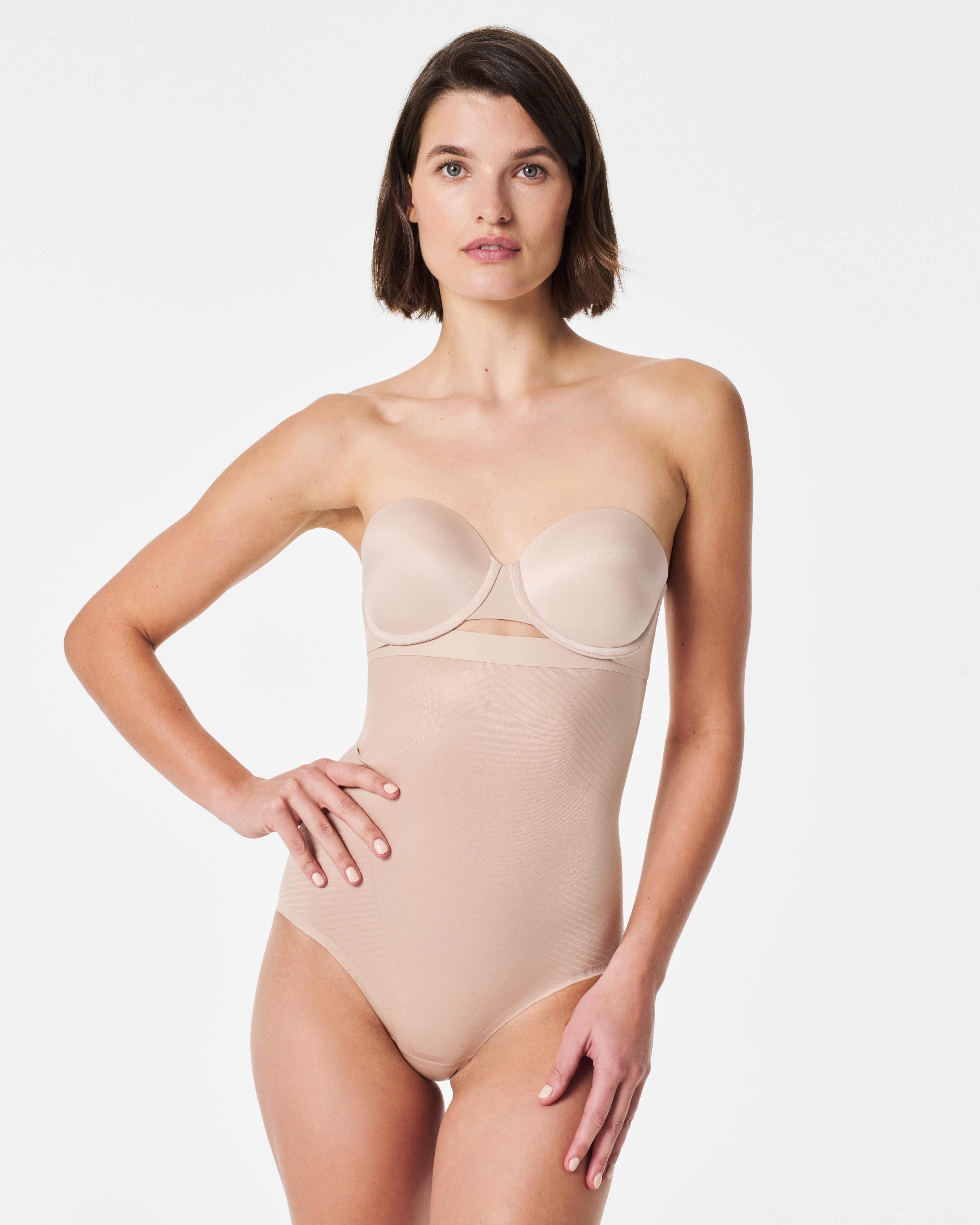 SPANXshape™ Invisible High-Waisted Brief  Champagne Beige