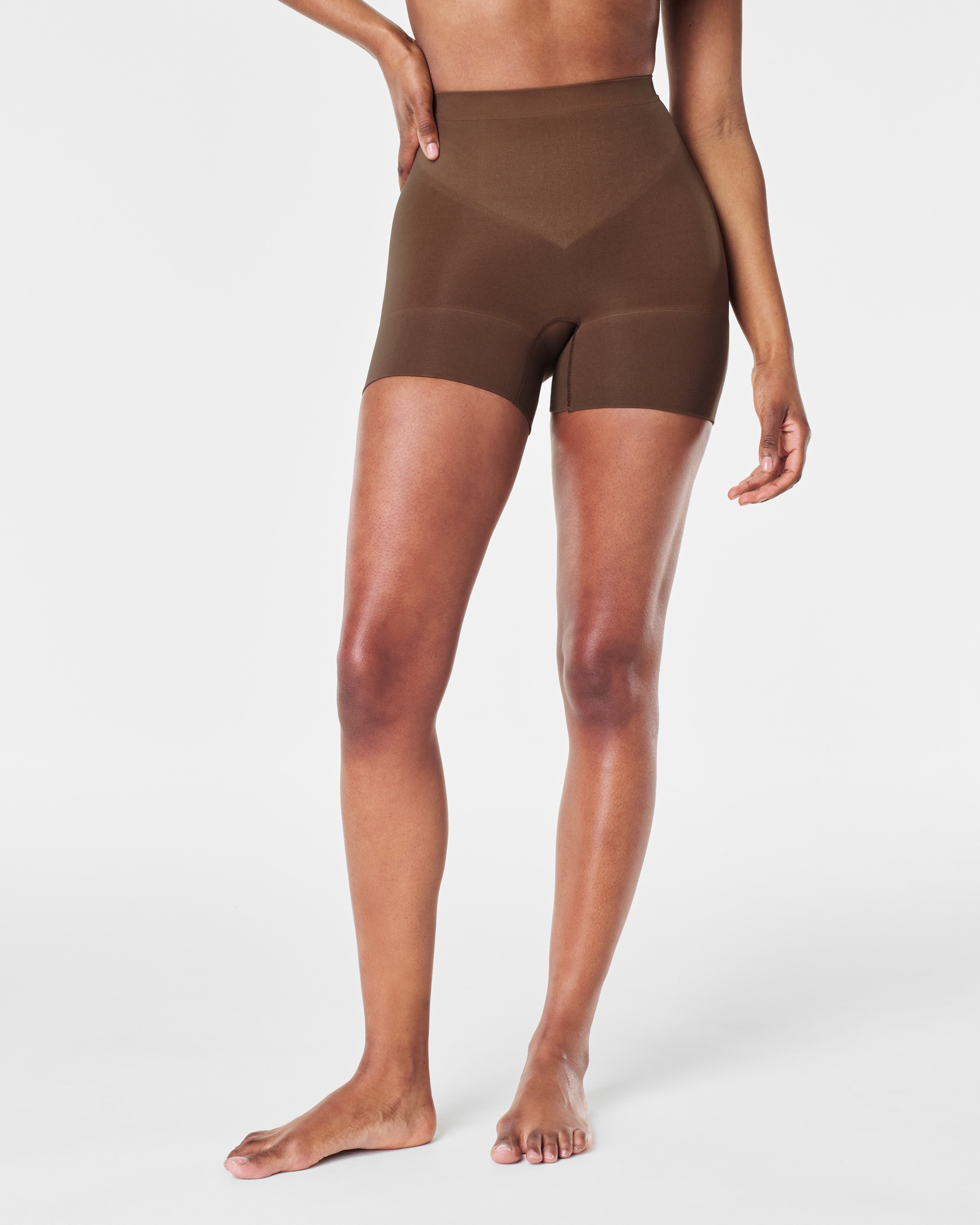 SPANXsculpt™ Seamless Power Shorty  Chestnut Brown