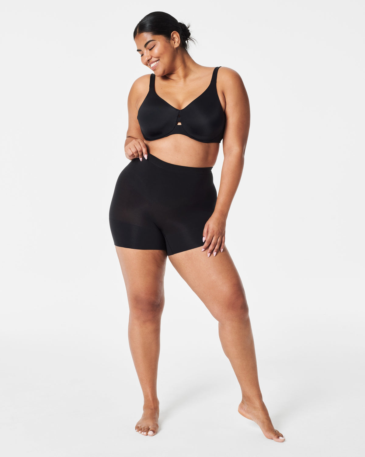 SPANXsculpt™ Seamless Power Shorty  Very Black