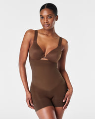 SPANXsculpt™ Seamless Power High-Waisted Shorty  Chestnut Brown