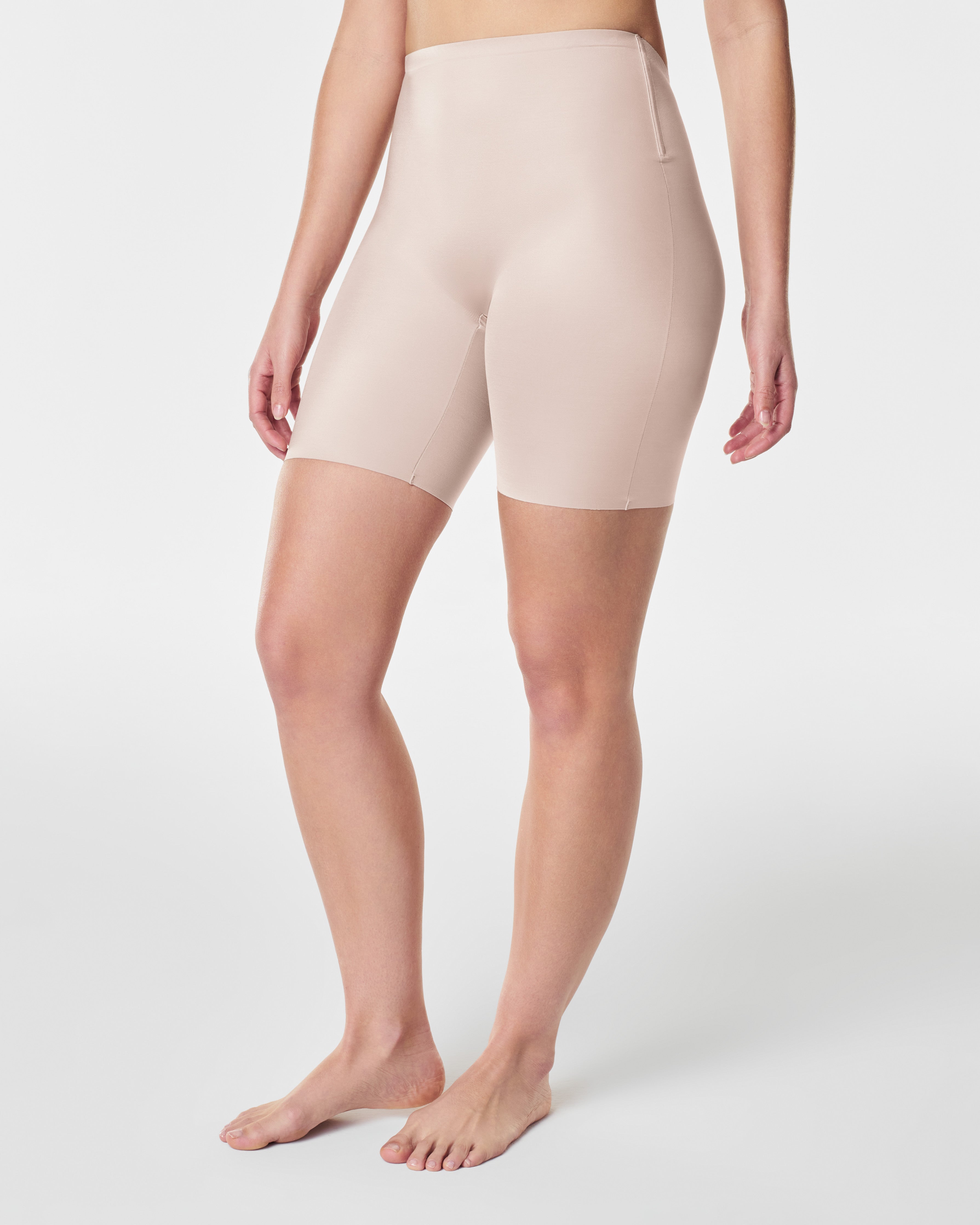 SPANXshape™ Suit Your Fancy Low-Back Mid-Thigh Short  Champagne Beige