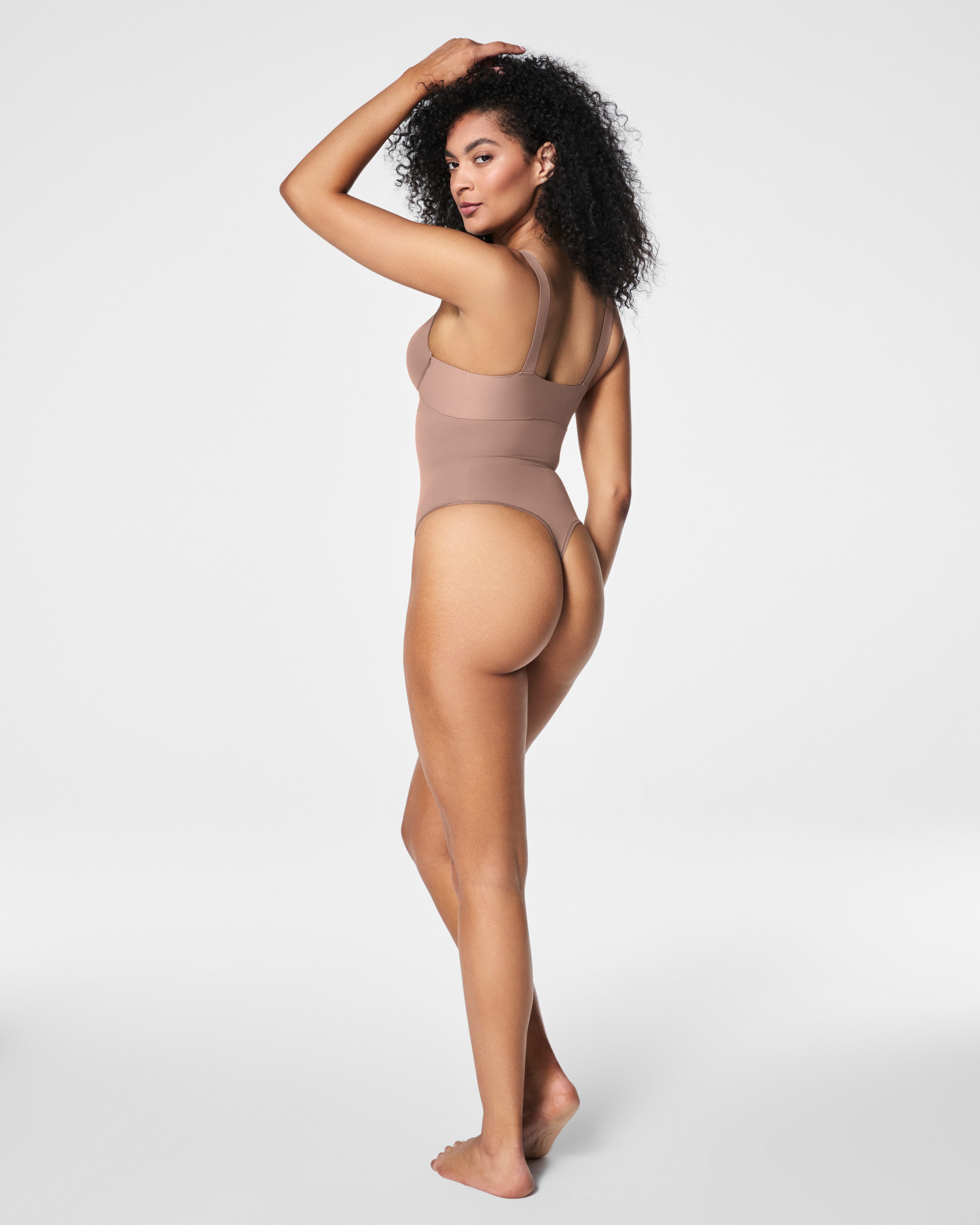 SPANXsculpt™ Seamless Power High-Waisted Thong  Cafe Au Lait