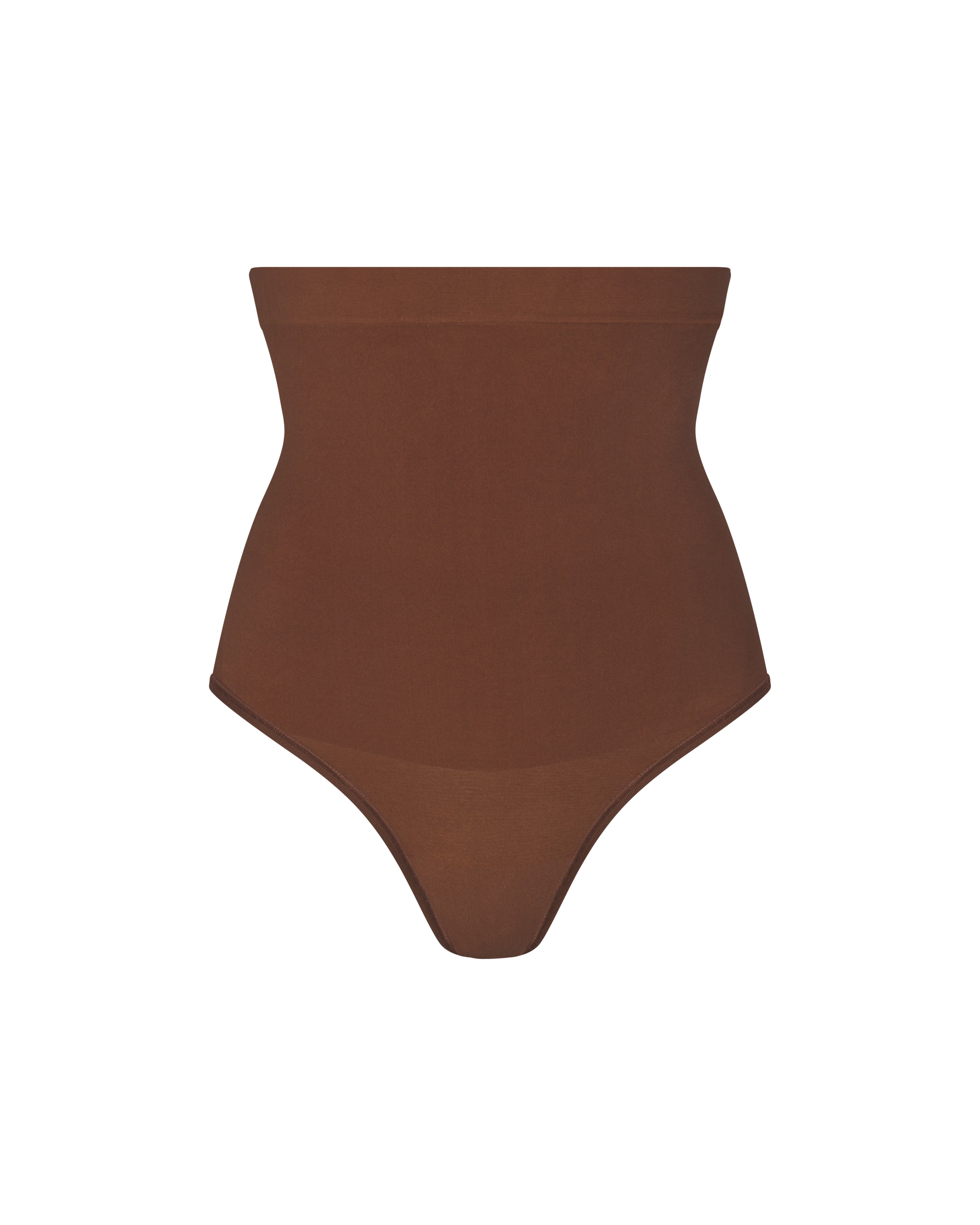 SPANXsculpt™ Seamless Power High-Waisted Thong  Chestnut Brown