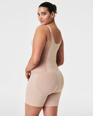 SPANXsupersculpt™ TotalContour Open-Bust Mid-Thigh Bodysuit  Natural Bronze