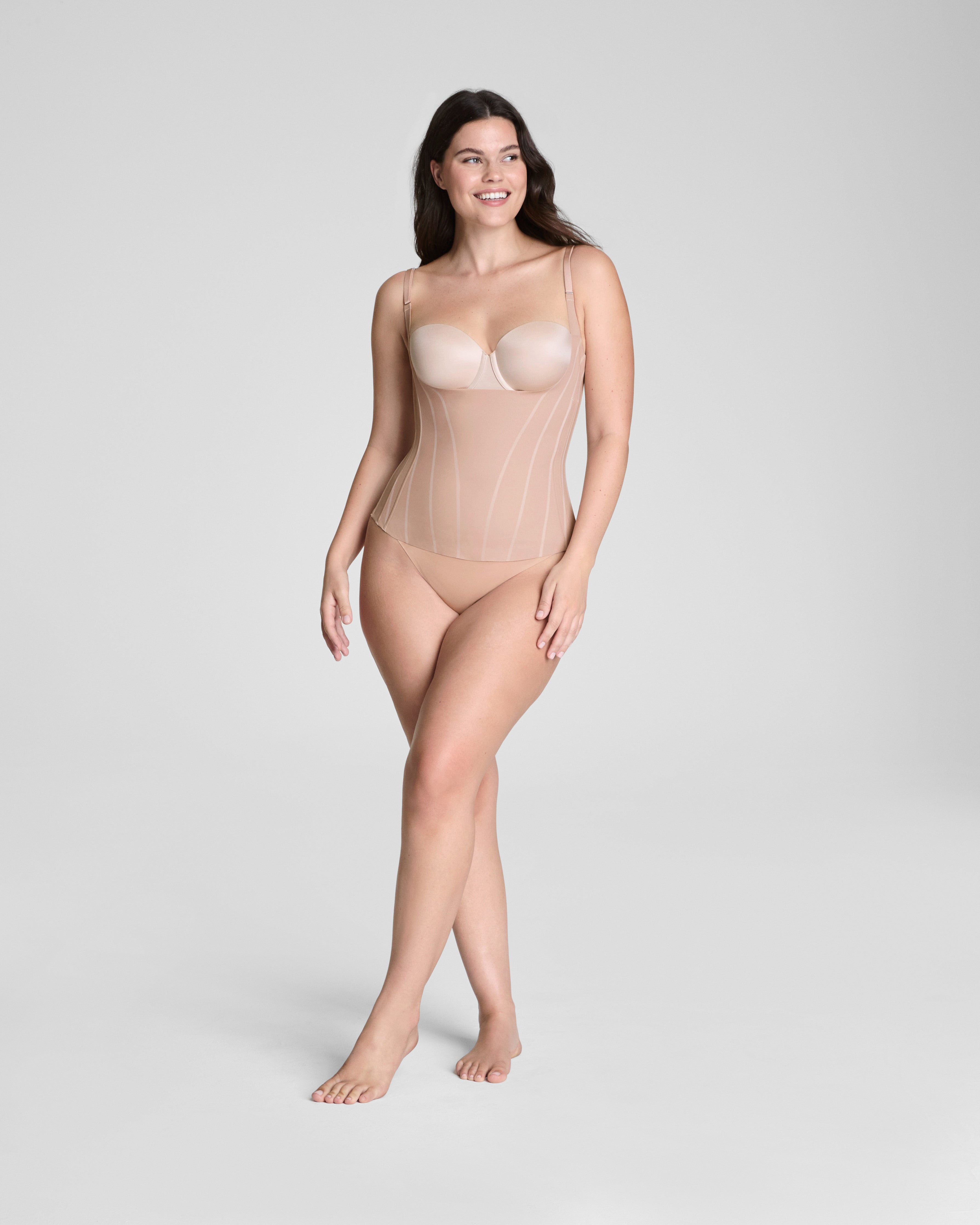 SPANXsupersculpt™ TotalContour Open-Bust Cami  Natural Bronze