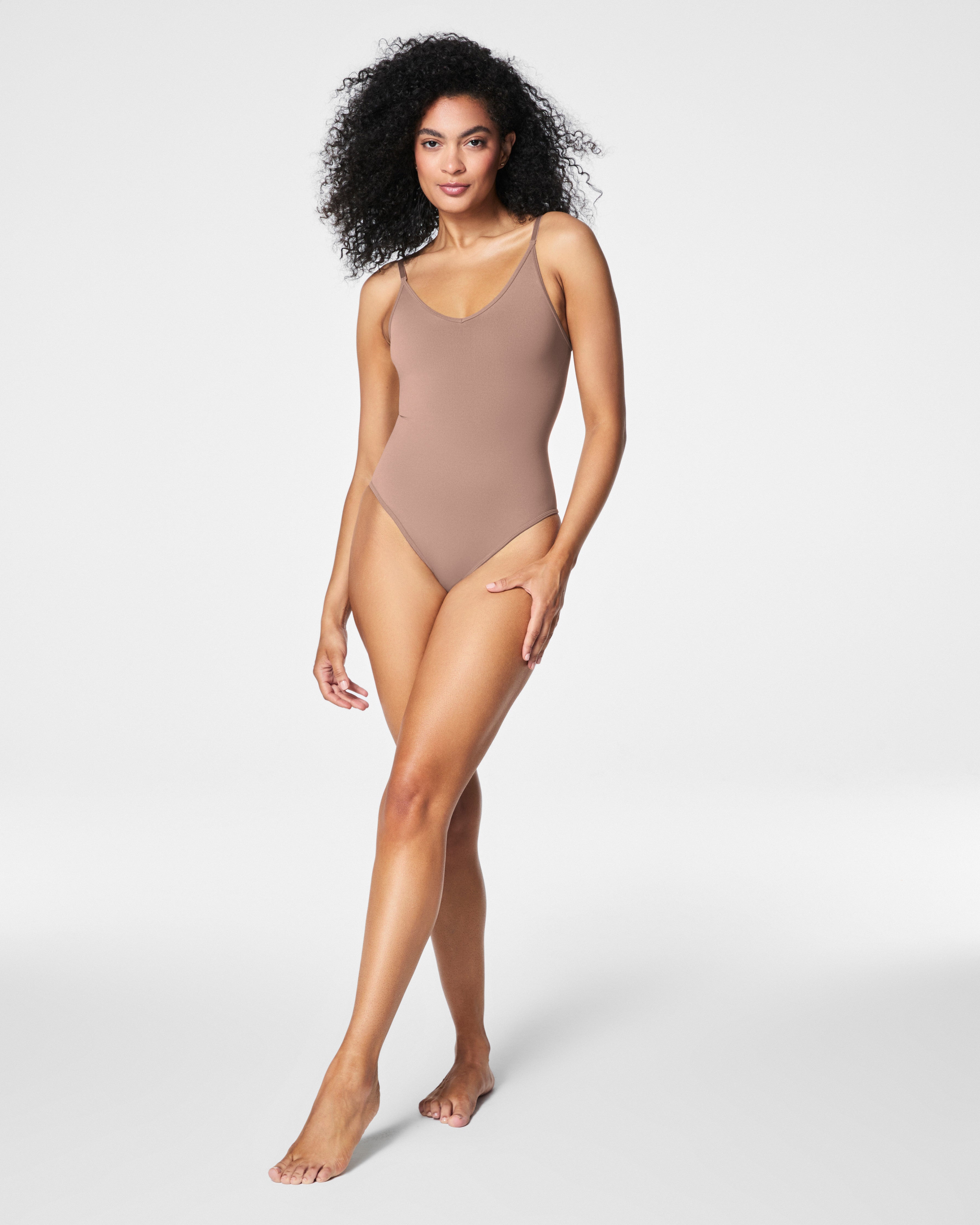 SPANXsculpt™ Seamless Power Thong Bodysuit  Cafe Au Lait