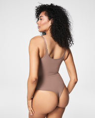SPANXsculpt™ Seamless Power Thong Bodysuit  Cafe Au Lait