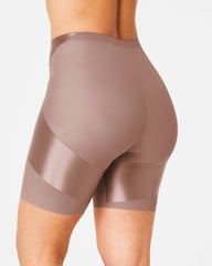 SPANXshape™ Satin-X™ Mid-Thigh Short  Cafe Au Lait