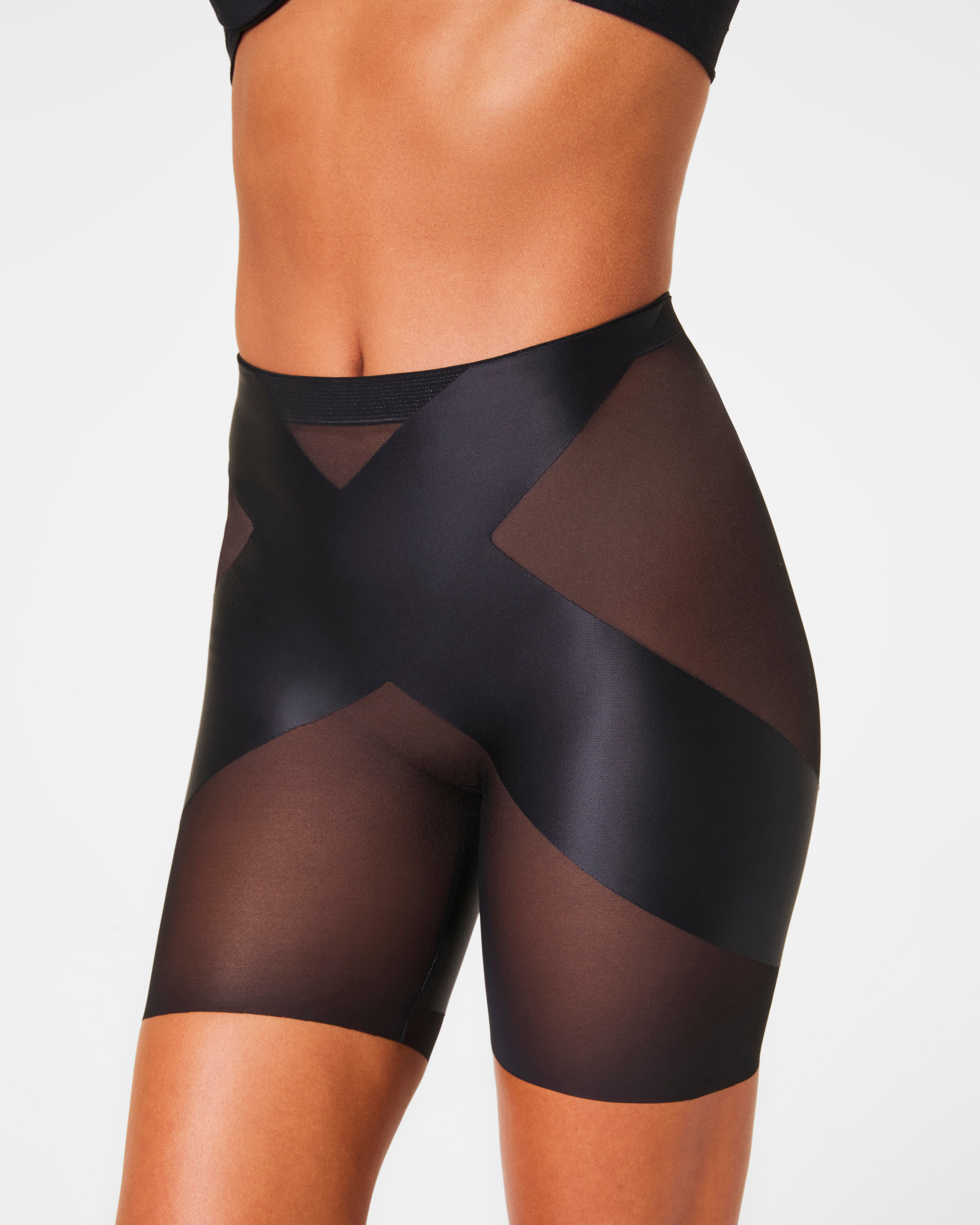 SPANXshape™ Satin-X™ Mid-Thigh Short  Very Black