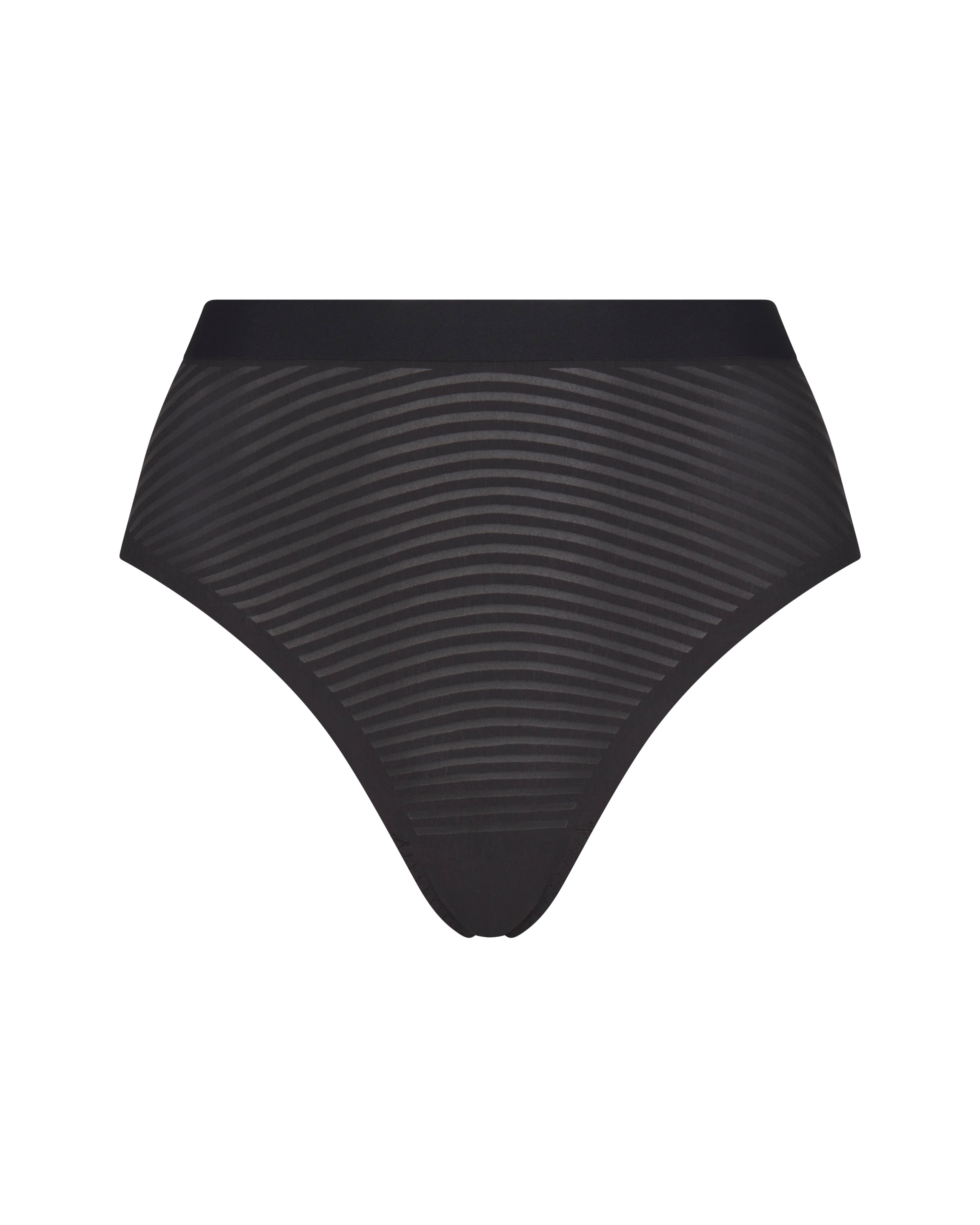 SPANXshape™ Invisible Supima® Cotton Thong  Very Black