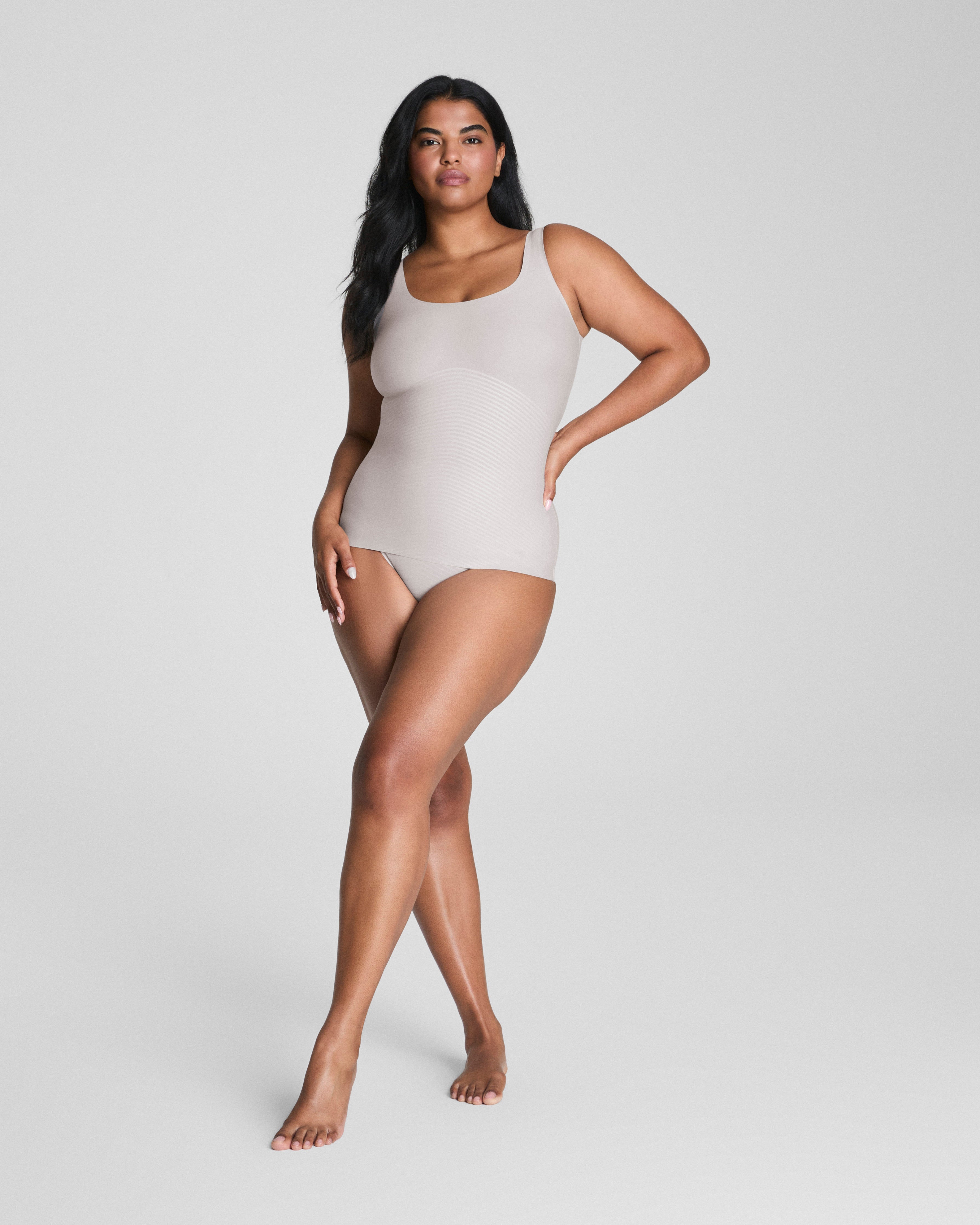 SPANXshape™ Invisible Supima® Cotton Tank  French Grey
