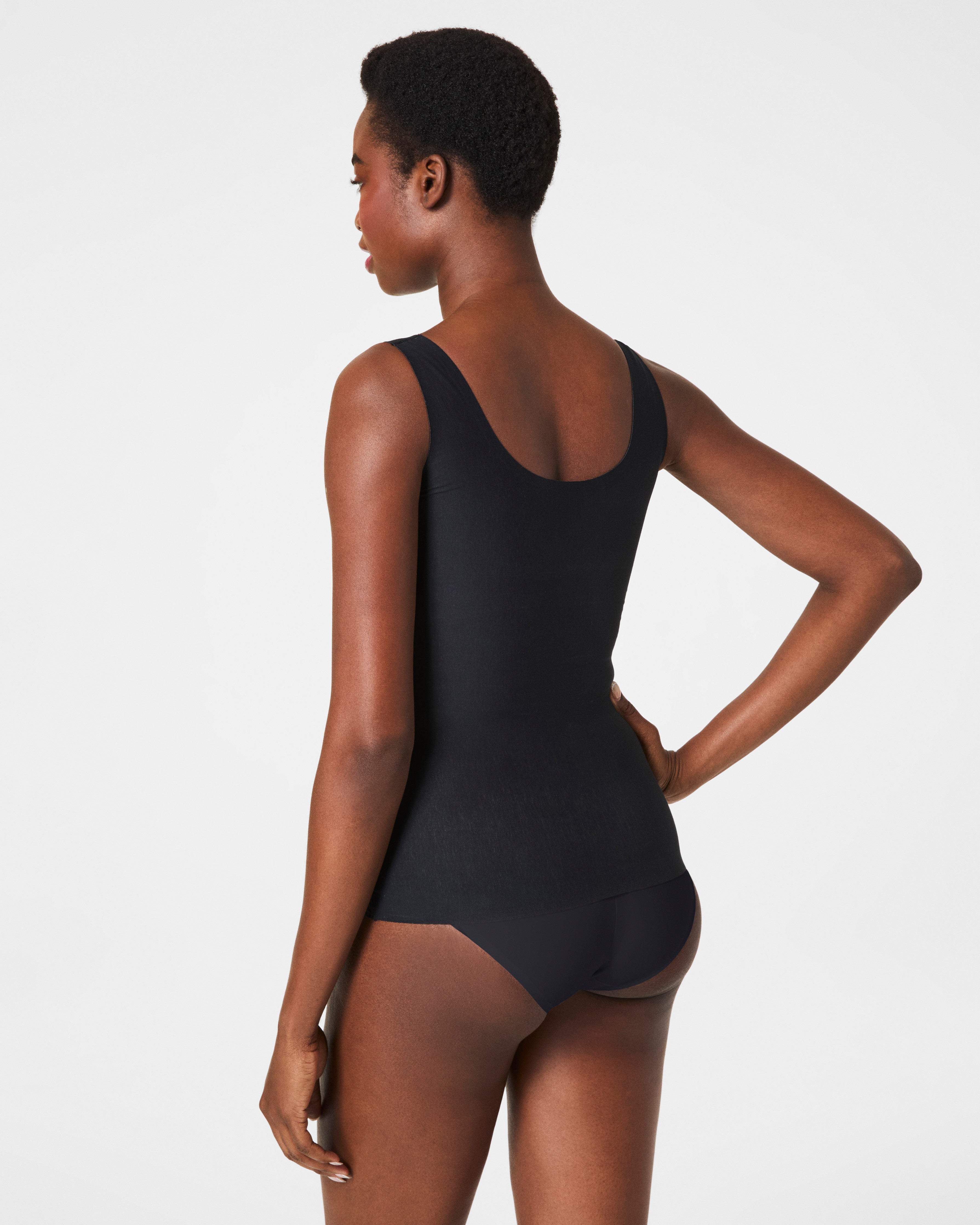SPANXshape™ Invisible Supima® Cotton Tank  Very Black