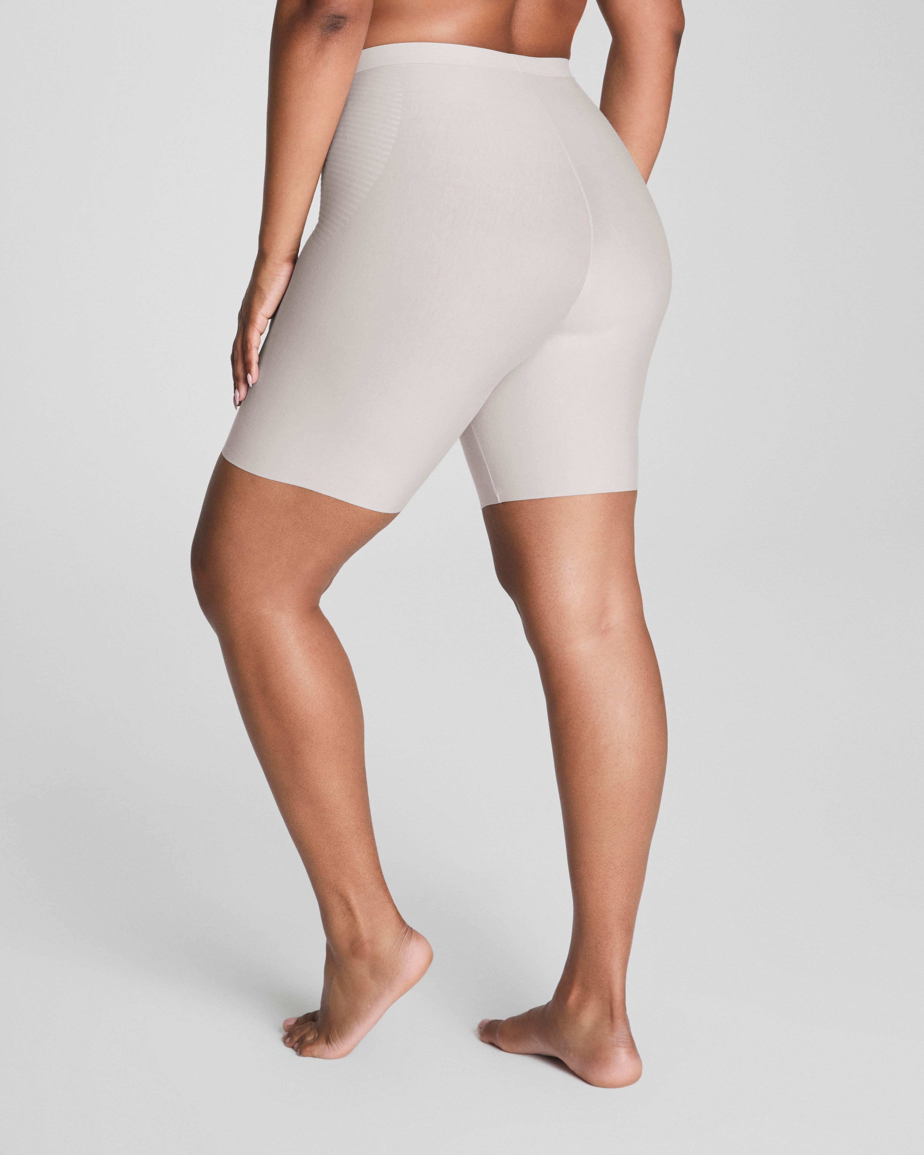 SPANXshape™ Invisible Supima® Cotton Mid-Thigh Short  French Grey