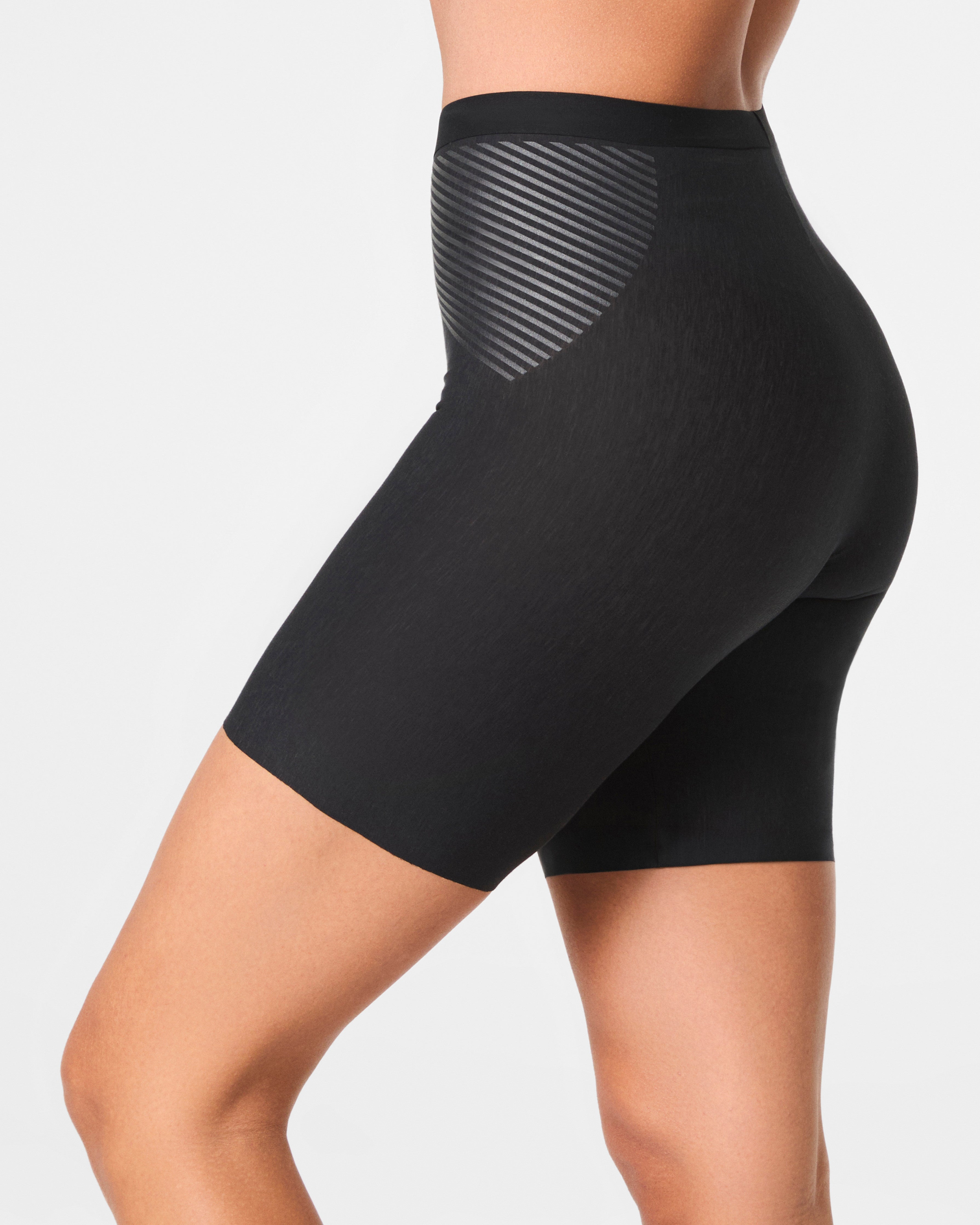SPANXshape™ Invisible Supima® Cotton Mid-Thigh Short  Very Black
