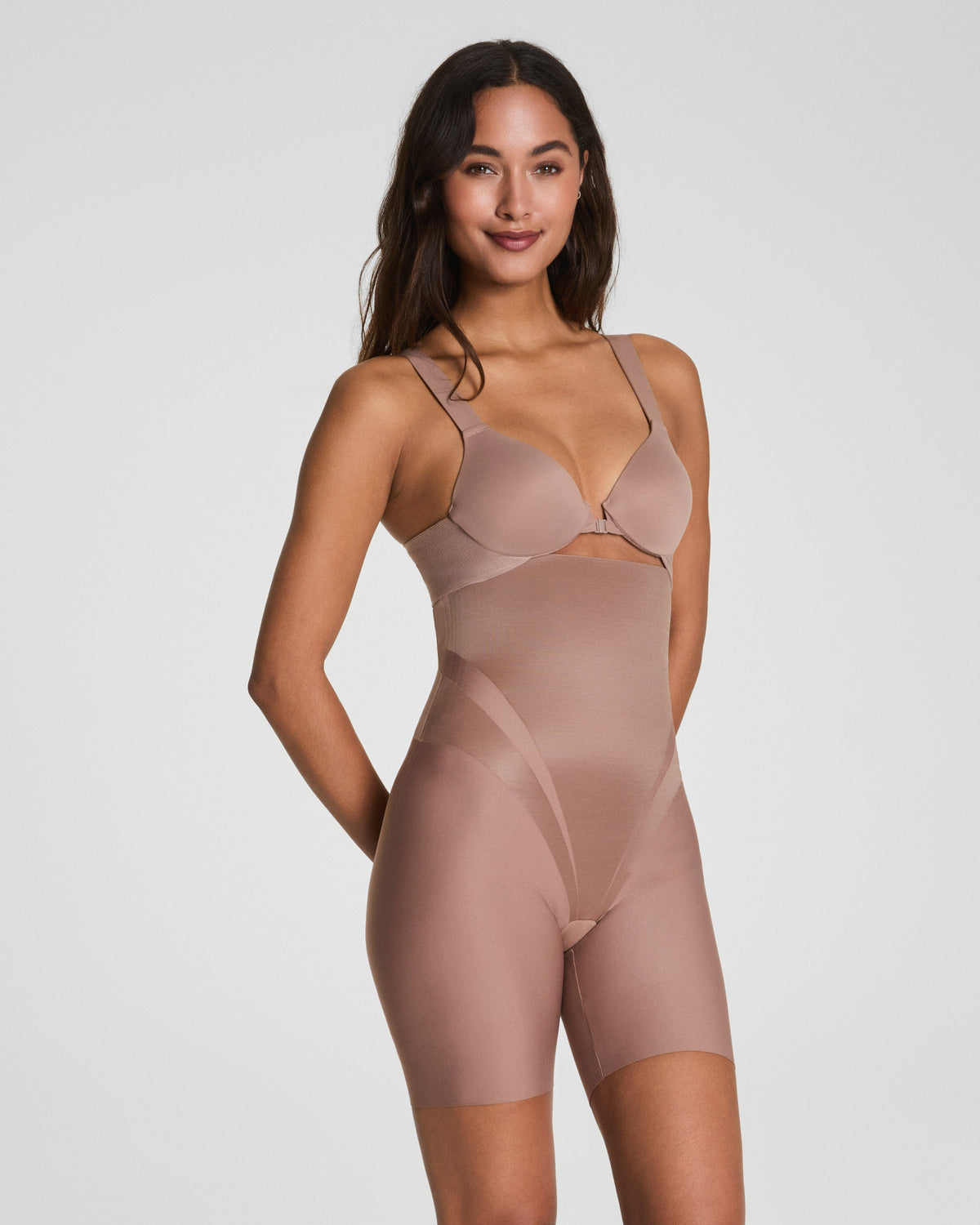 SPANXsupersculpt™ Transform High-Waisted Mid-Thigh Short  Cafe Au Lait