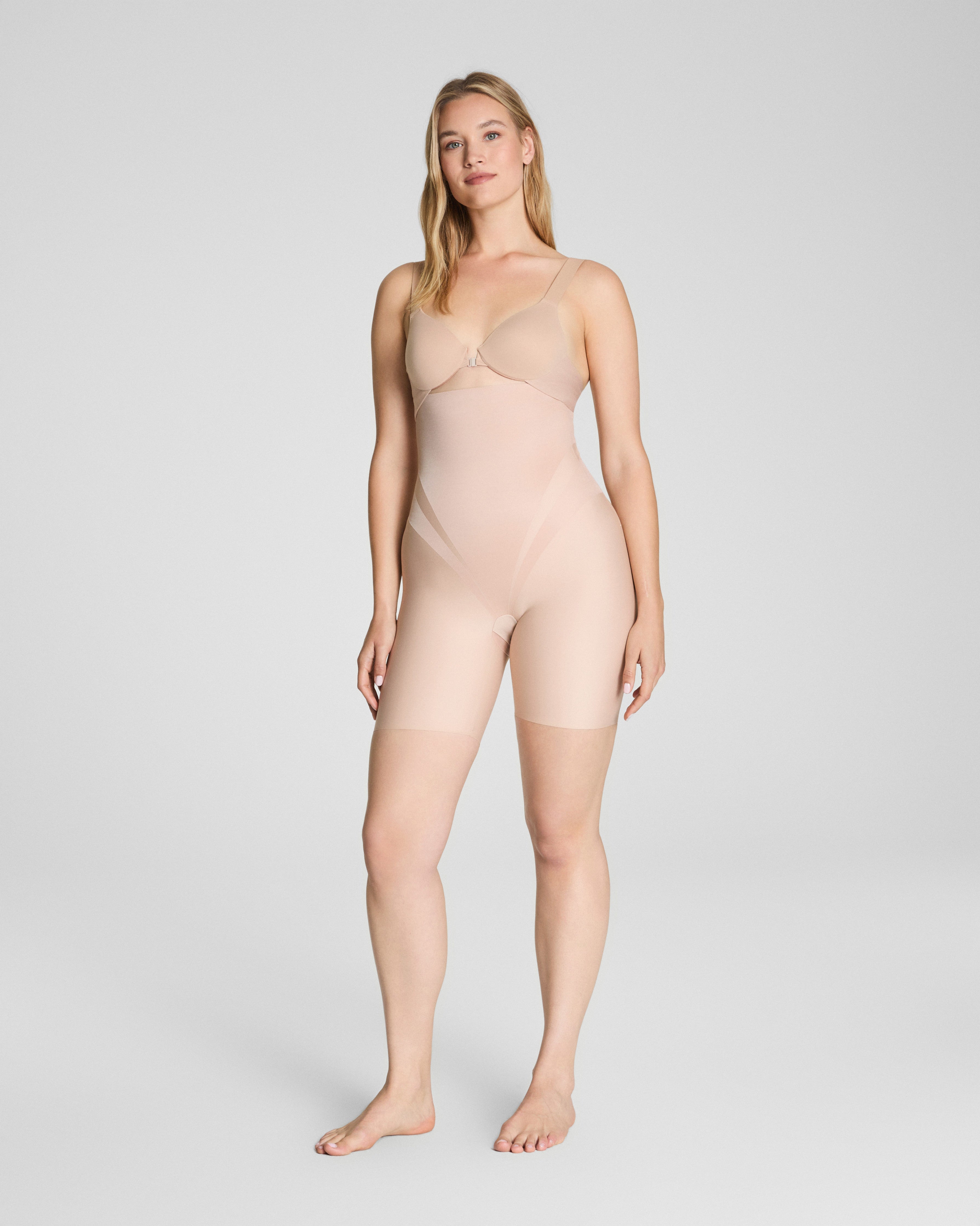 SPANXsupersculpt™ Transform High-Waisted Mid-Thigh Short  Champagne Beige