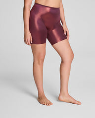 SPANXshape™ LuxeShine Mid-Thigh Short  Plum Berry Shimmer