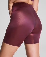 SPANXshape™ LuxeShine Mid-Thigh Short  Plum Berry Shimmer