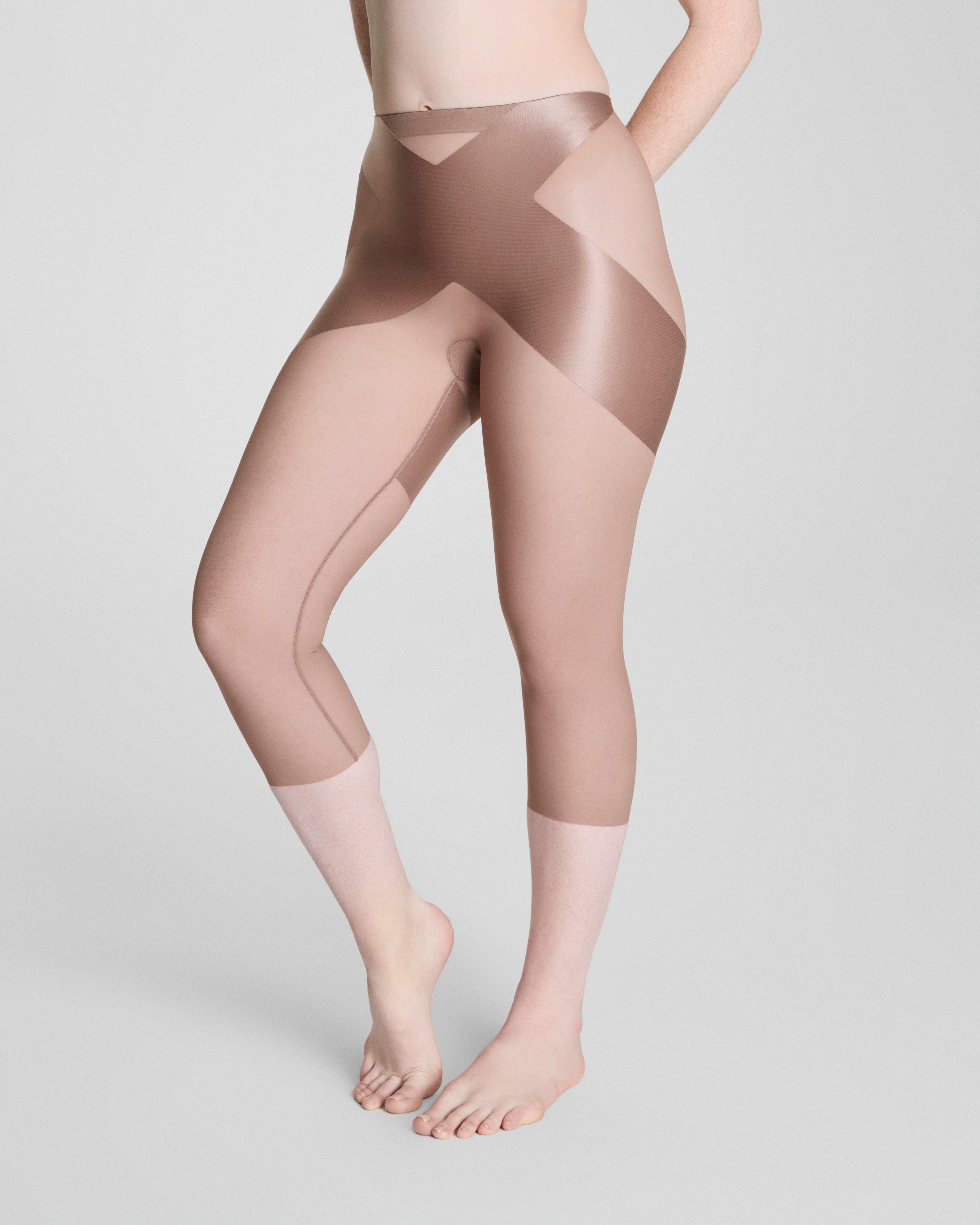SPANXshape™ Satin-X™ Capri  Cafe Au Lait