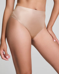 SPANXshape™ LuxeShine Thong  Cafe Au Lait Shimmer