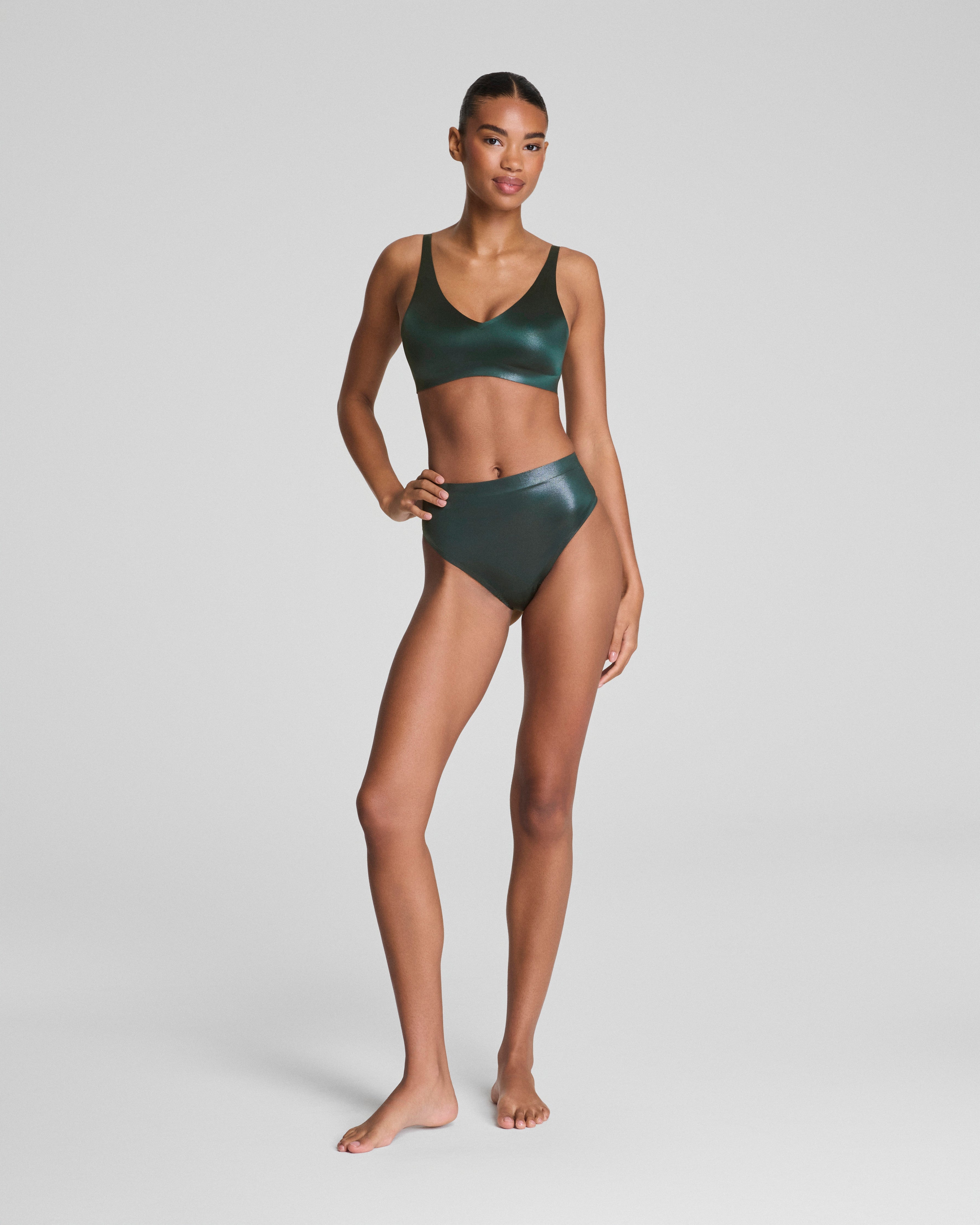 SPANXshape™ LuxeShine Thong  Meridian Shimmer