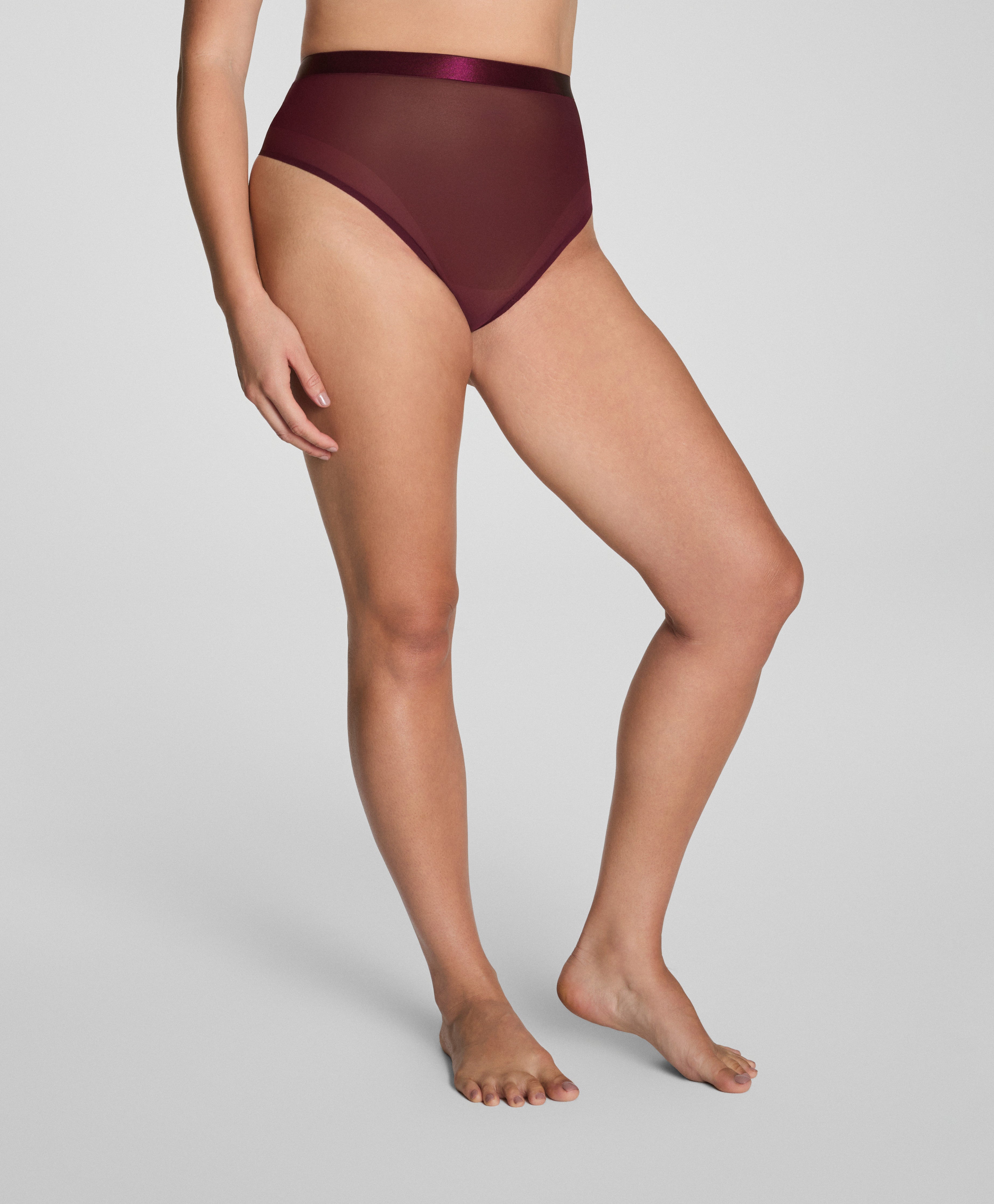 SPANXsupersmooth™ SheerSense Thong  Plum Berry
